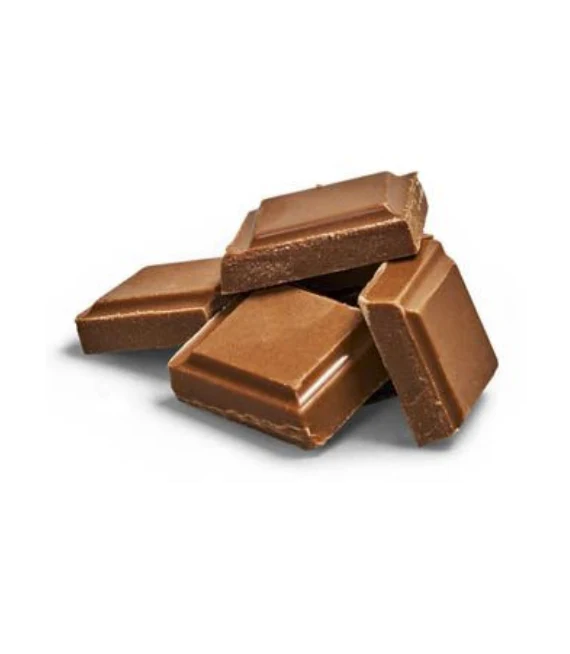Chocolate pieces. image