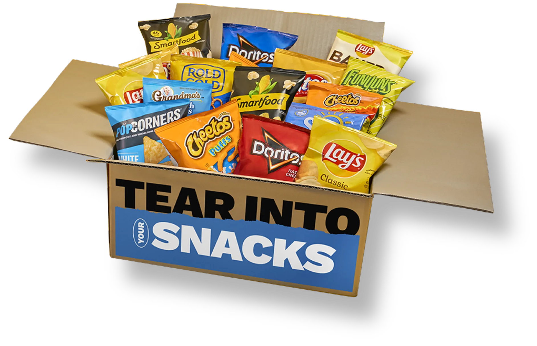 Make your own variety pack snack box.