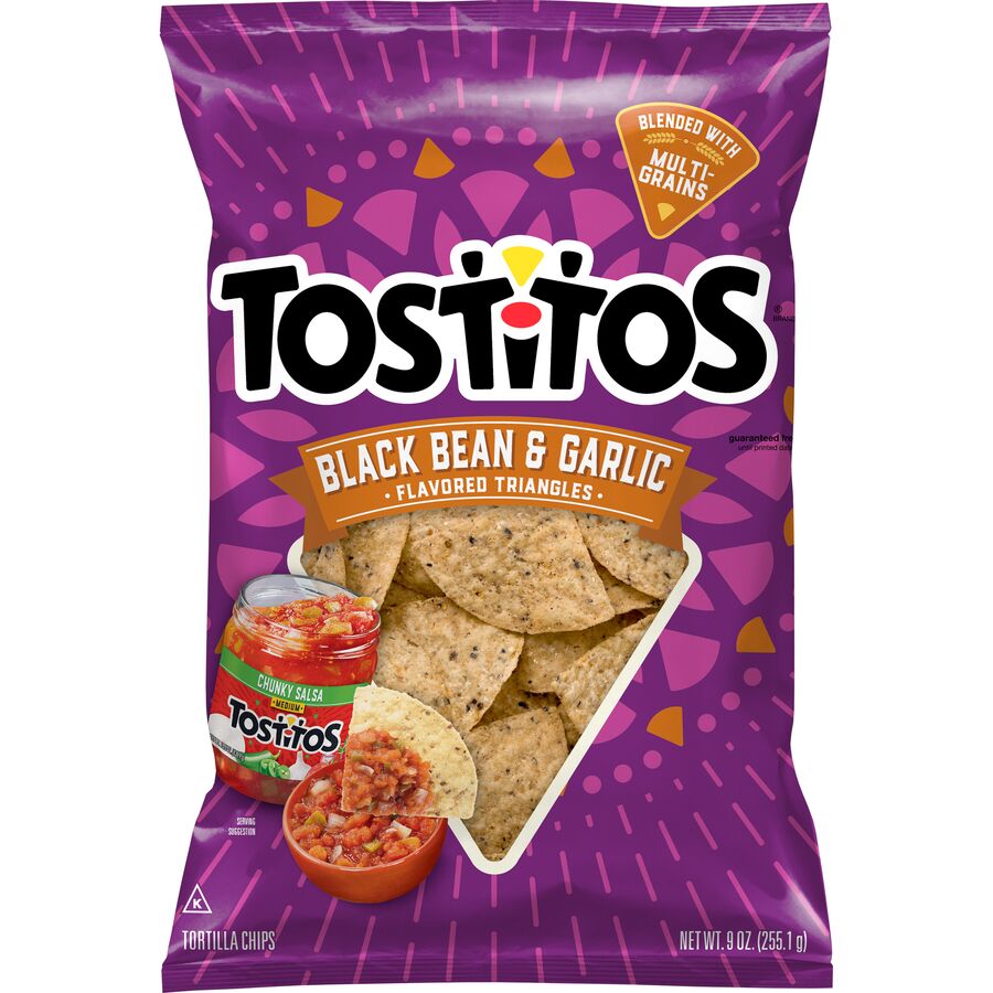 Tostitos® Black Bean & Garlic Flavored Multigrain Tortilla Chips