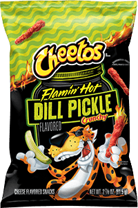 Cheetos® Flamin' Hot® Dill Pickle Flavored Snacks 