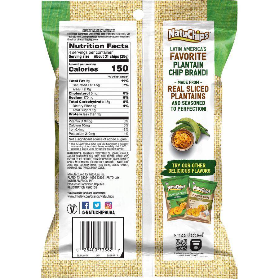 Natuchips® Chile & Lime Flavored Plantains Chips