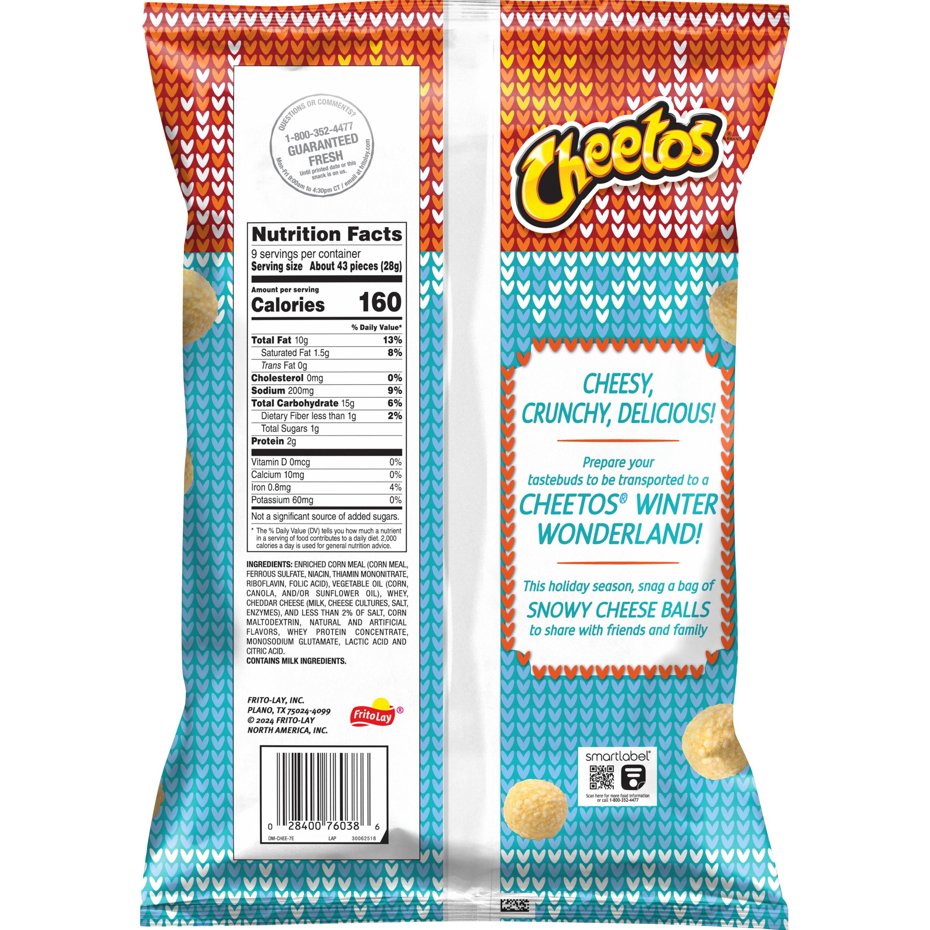 5.89 CHEETOS SNOWY CHEESE BALLS