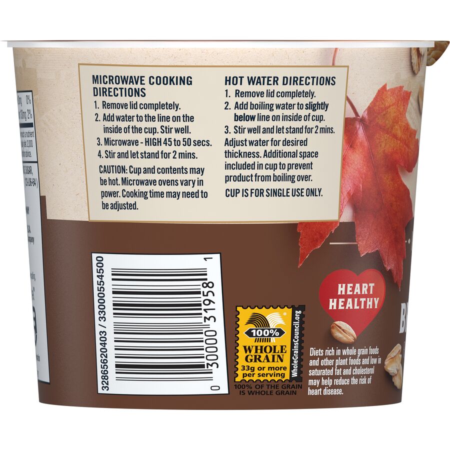 Quaker® Maple & Brown Sugar Flavor Instant Oatmeal