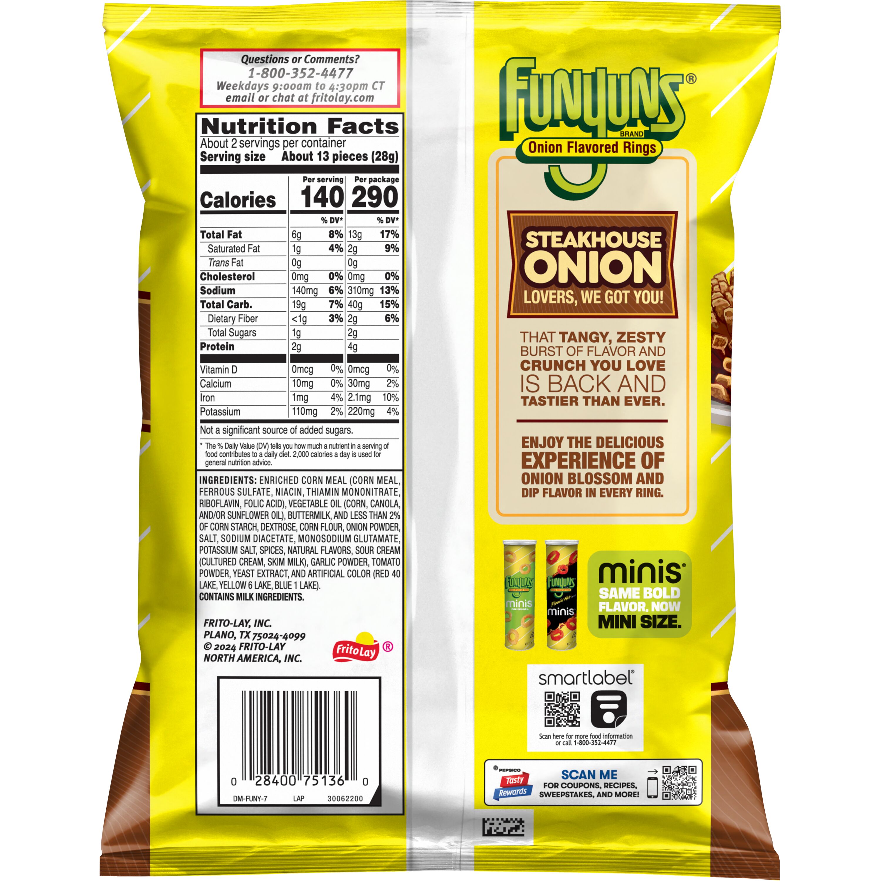 Funyuns® Steakhouse Onion Flavored Onion Rings