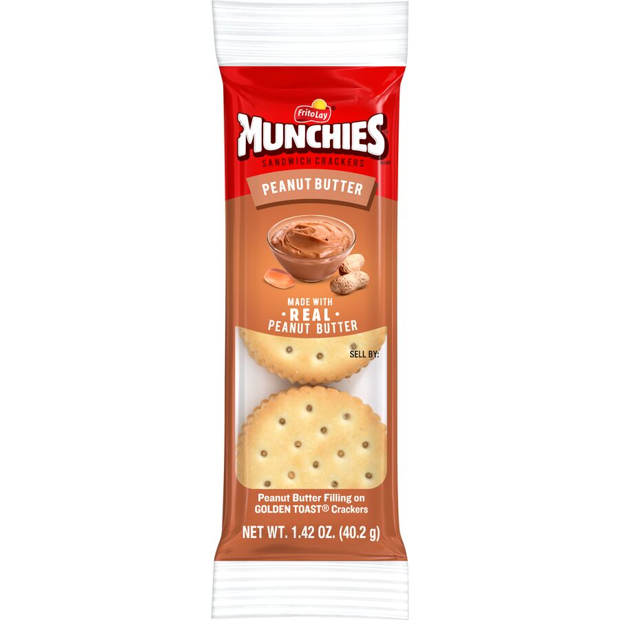 Munchies® Peanut Butter on Golden Toast Cracker Sandwiches