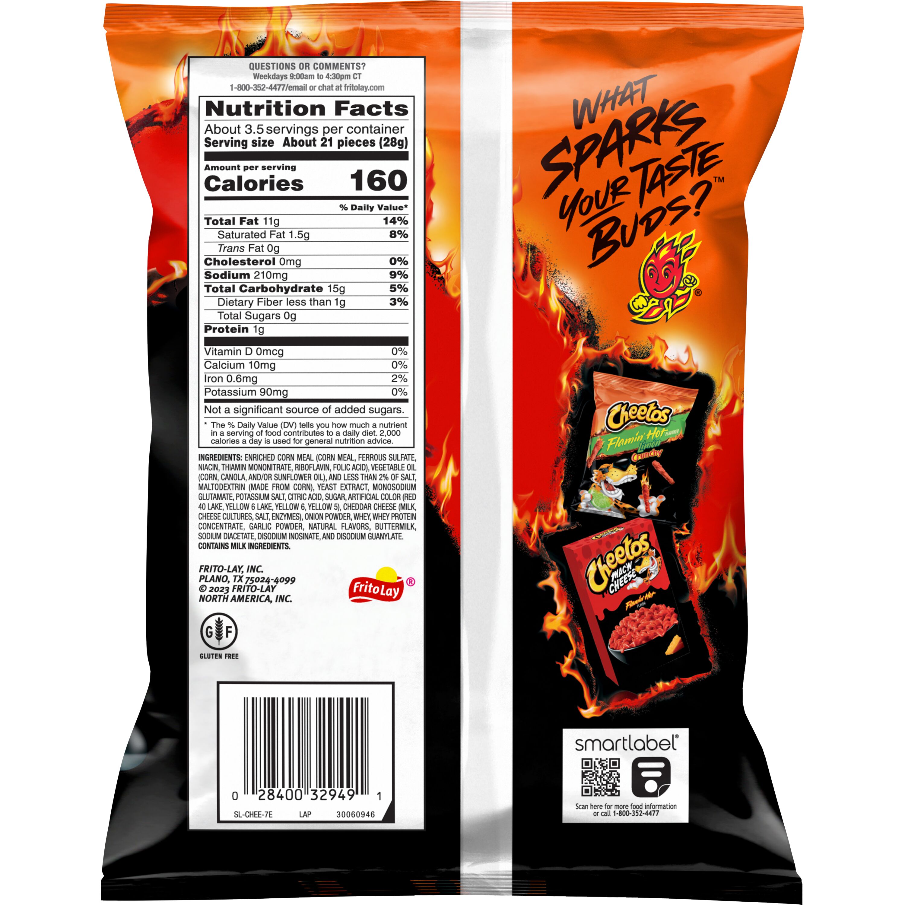 Cheetos® Crunchy Flamin' Hot® Cheese Flavored Snacks