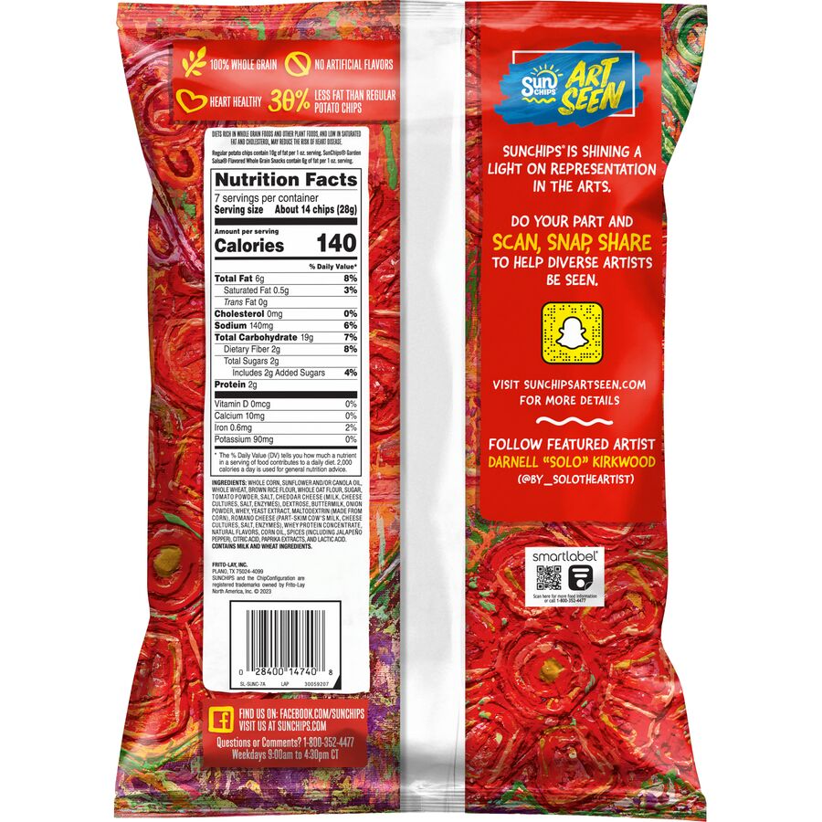 SunChips® Garden Salsa® Flavored Whole Grain Snacks