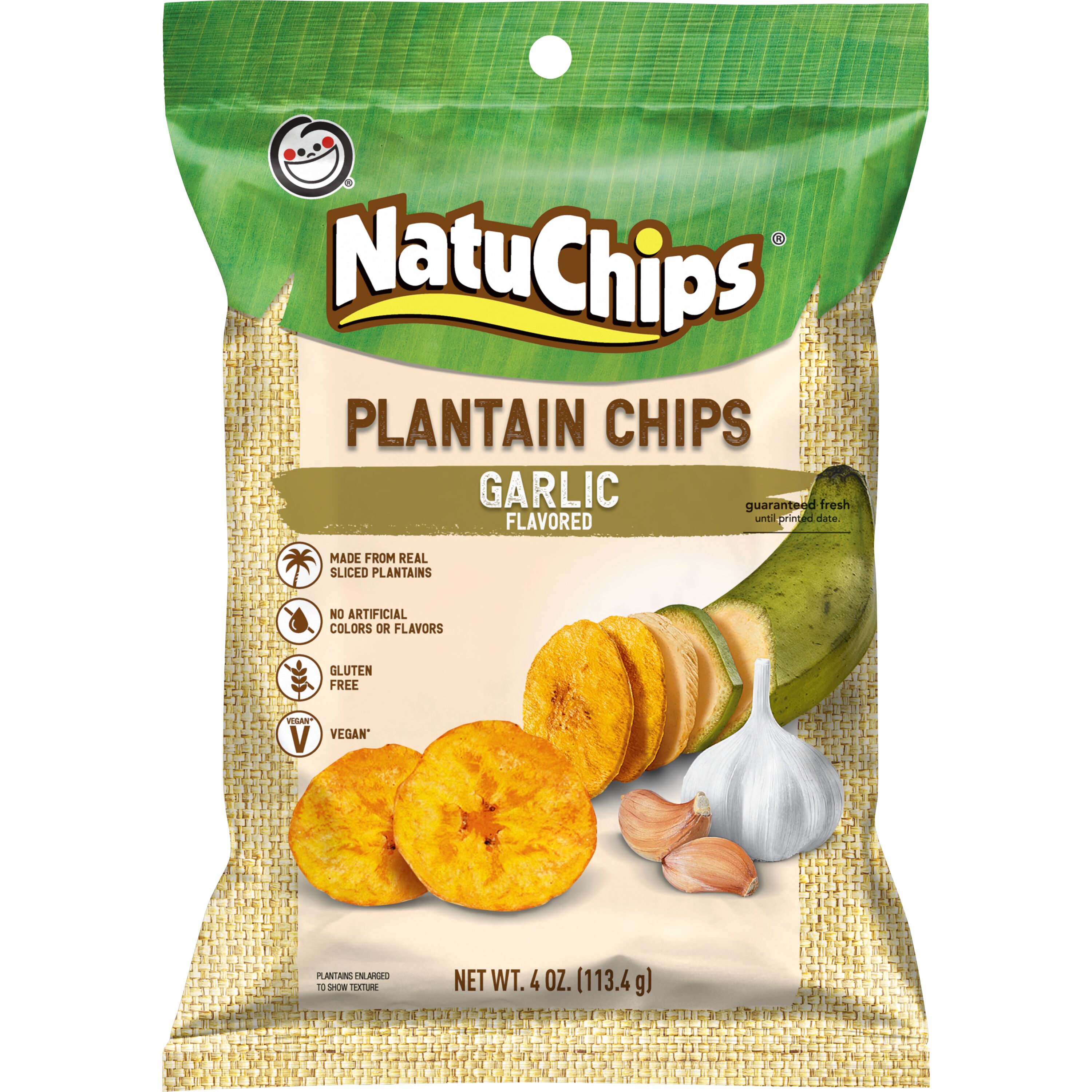 Natuchips® Garlic Flavored Plantains Chips