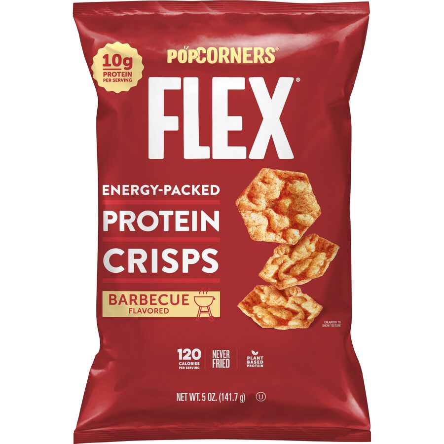 PopCorners Flex Energy Packed Protein Crisps Barbecue Flavored