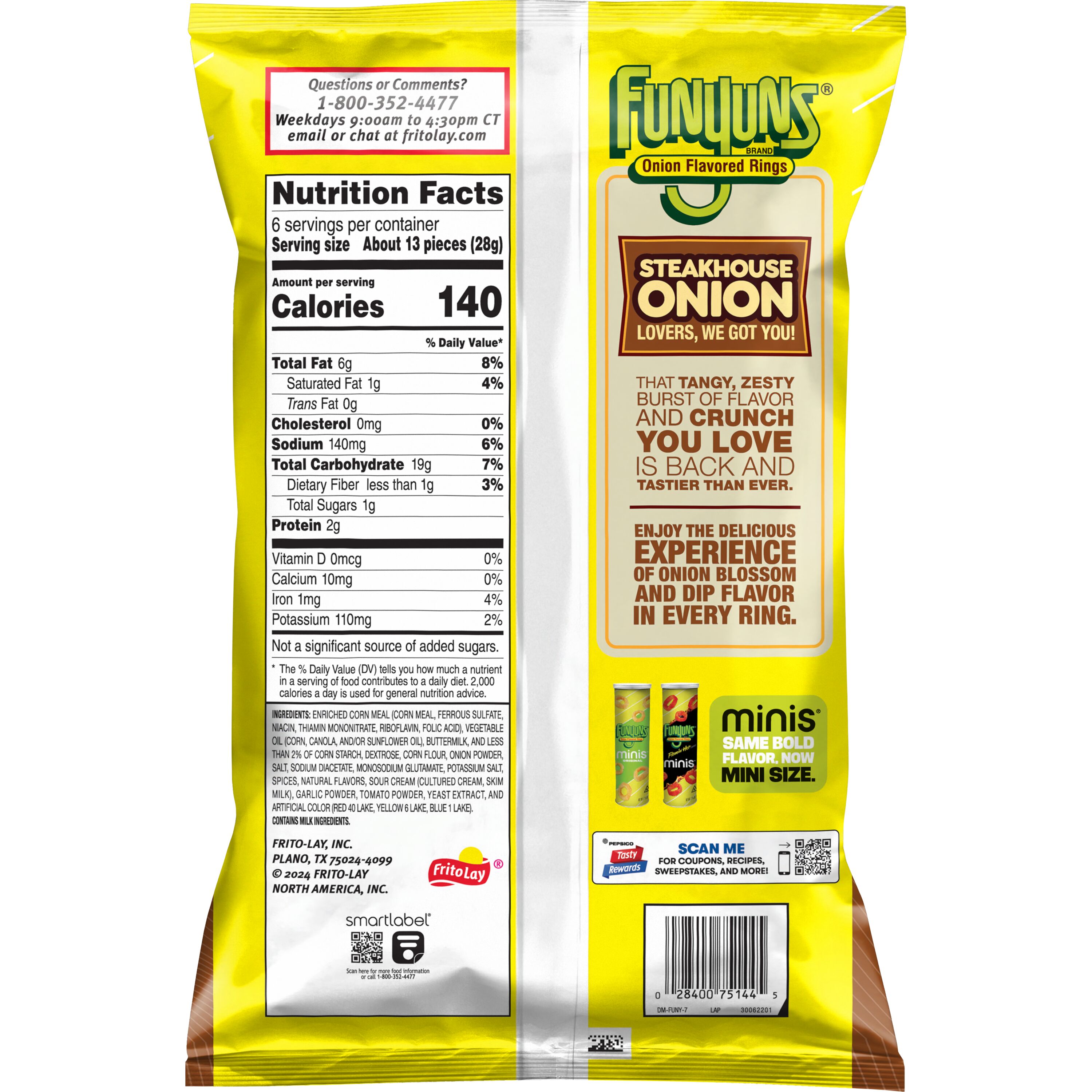 Funyuns® Steakhouse Onion Flavored Onion Rings