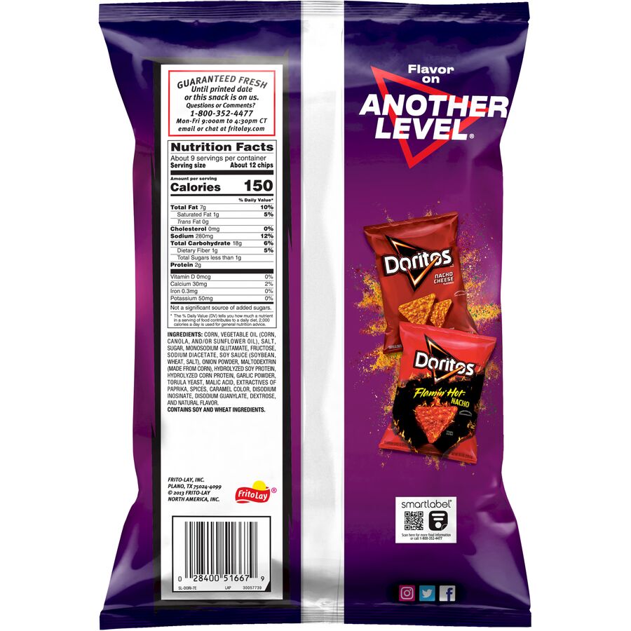 Doritos Spicy Sweet Chili Flavored Tortilla Chips