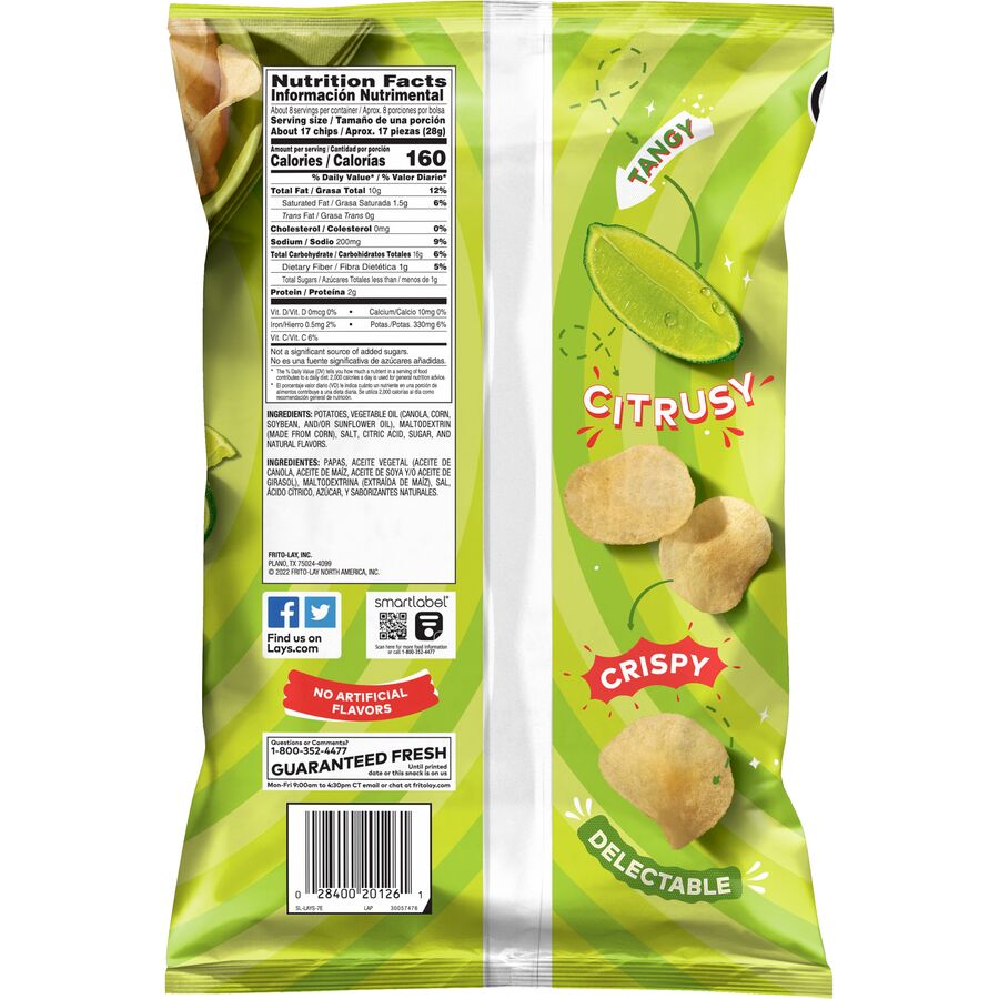 Lay's® Limón Flavored Potato Chips