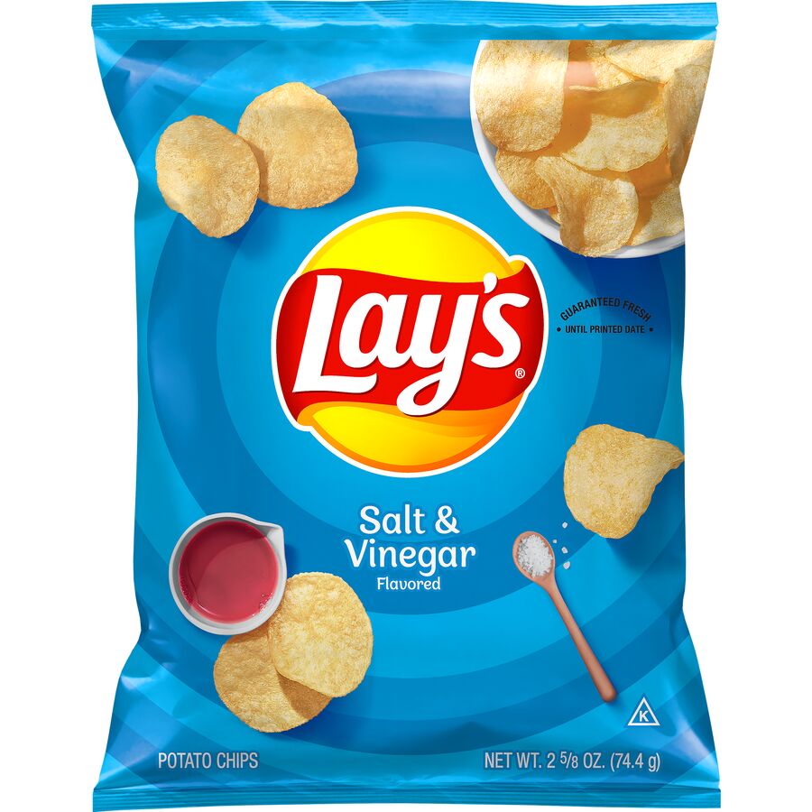 Lay's® Salt & Vinegar Flavored Potato Chips