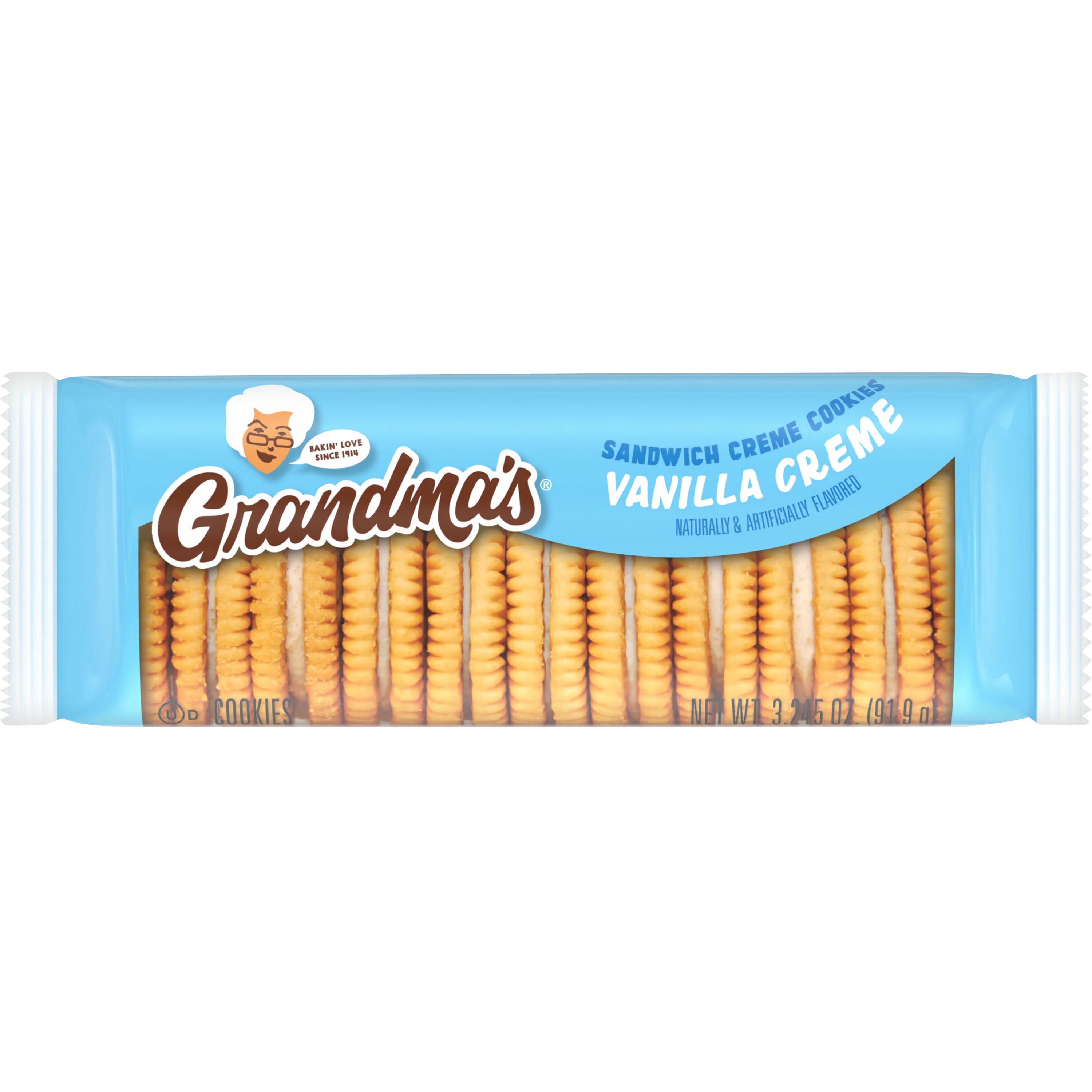 Grandma's® Brand Vanilla Flavored Creme Cookies, 6 Count