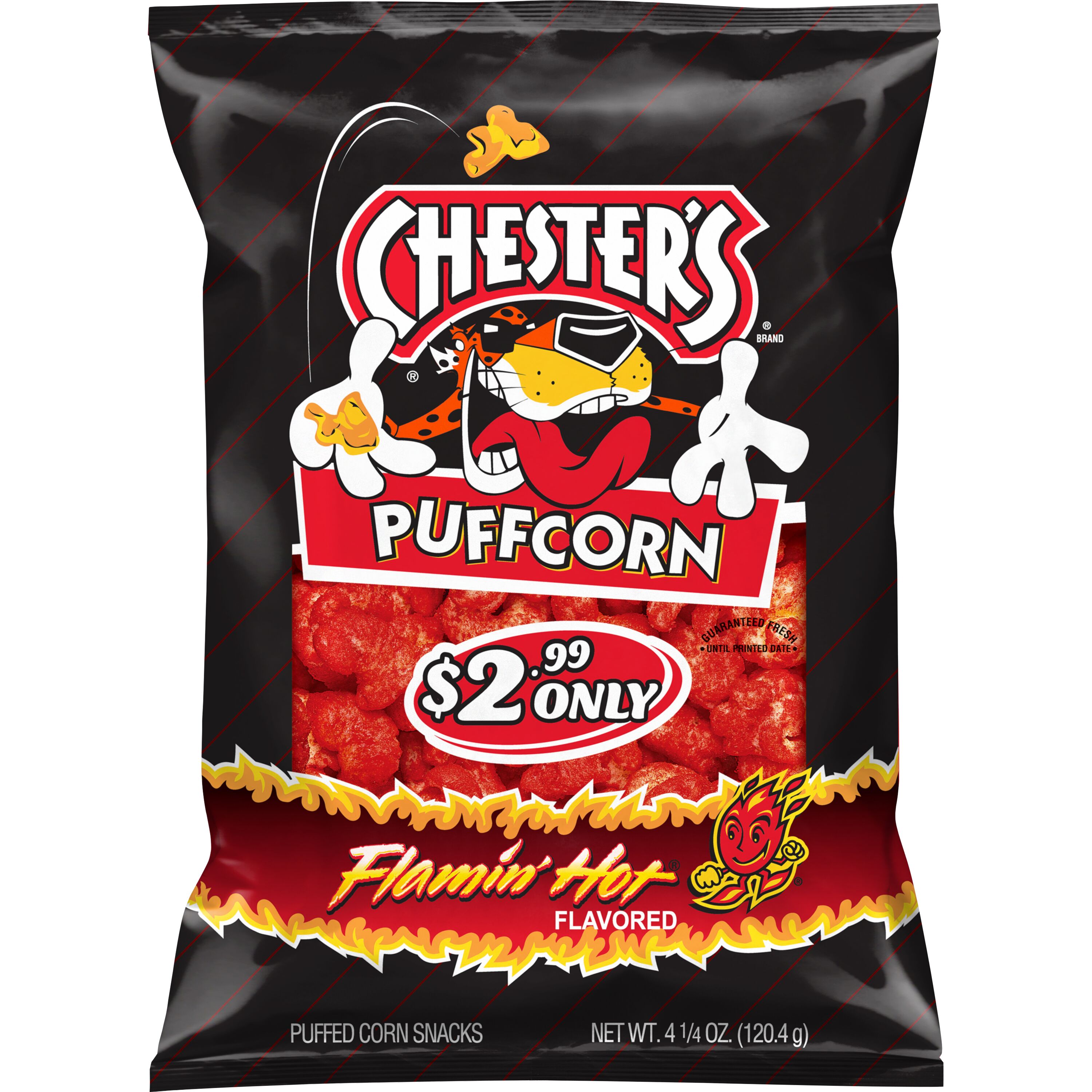 Chester's Puffcorn Flamin' Hot® Flavored Corn Snacks