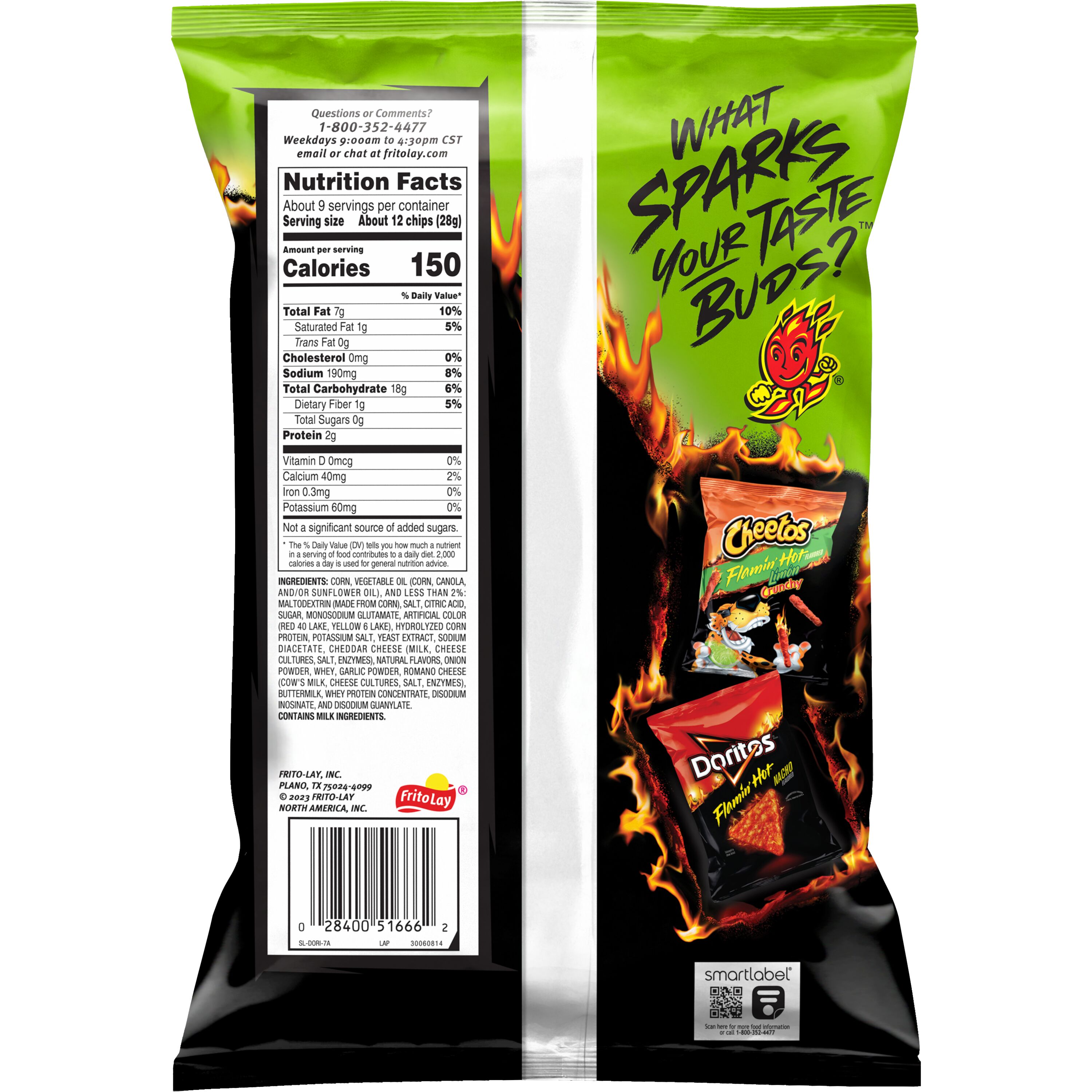 Doritos® Flamin' Hot® Limon Flavored Tortilla Chips