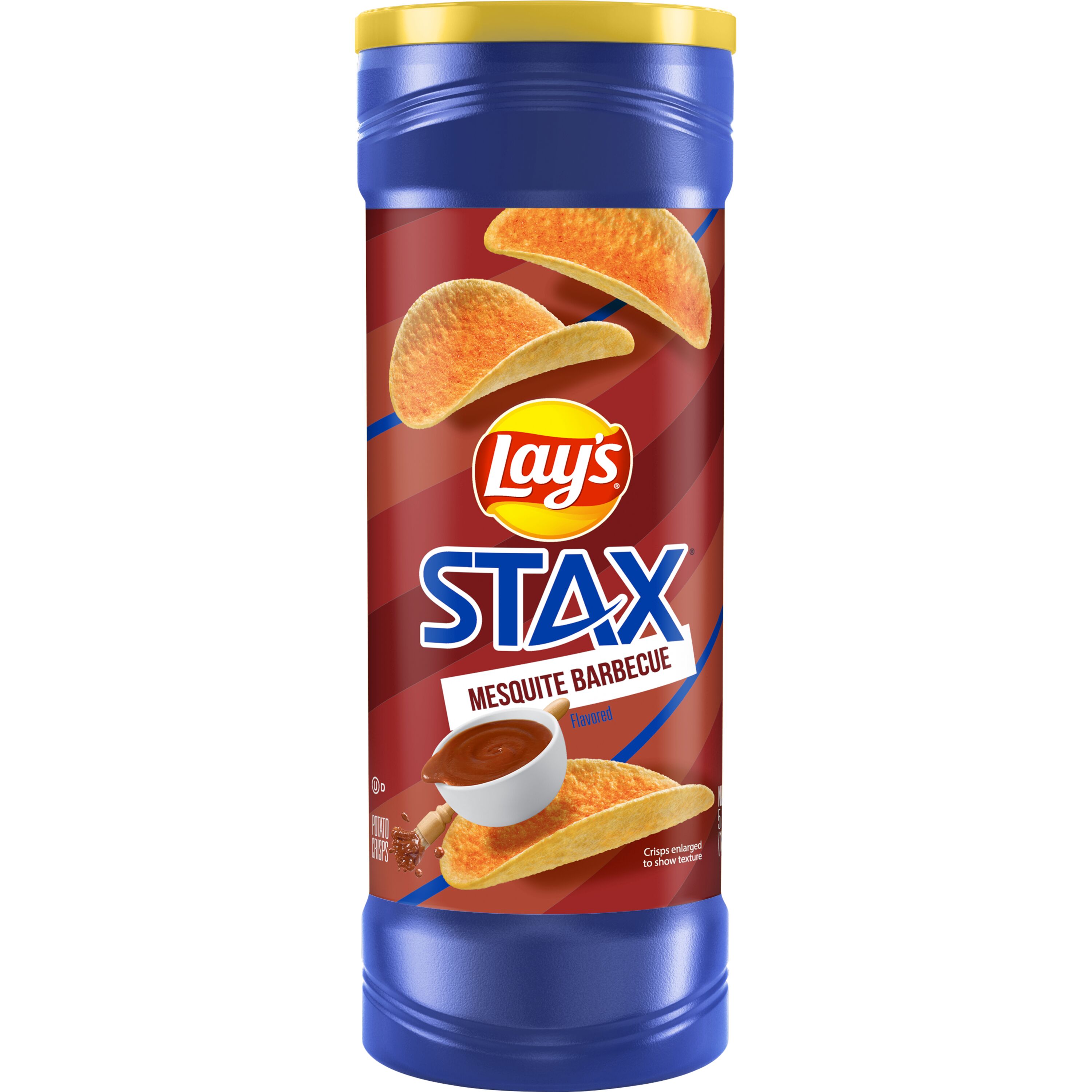 Lay's Stax Potato Crisps Mesquite Barbecue Flavored