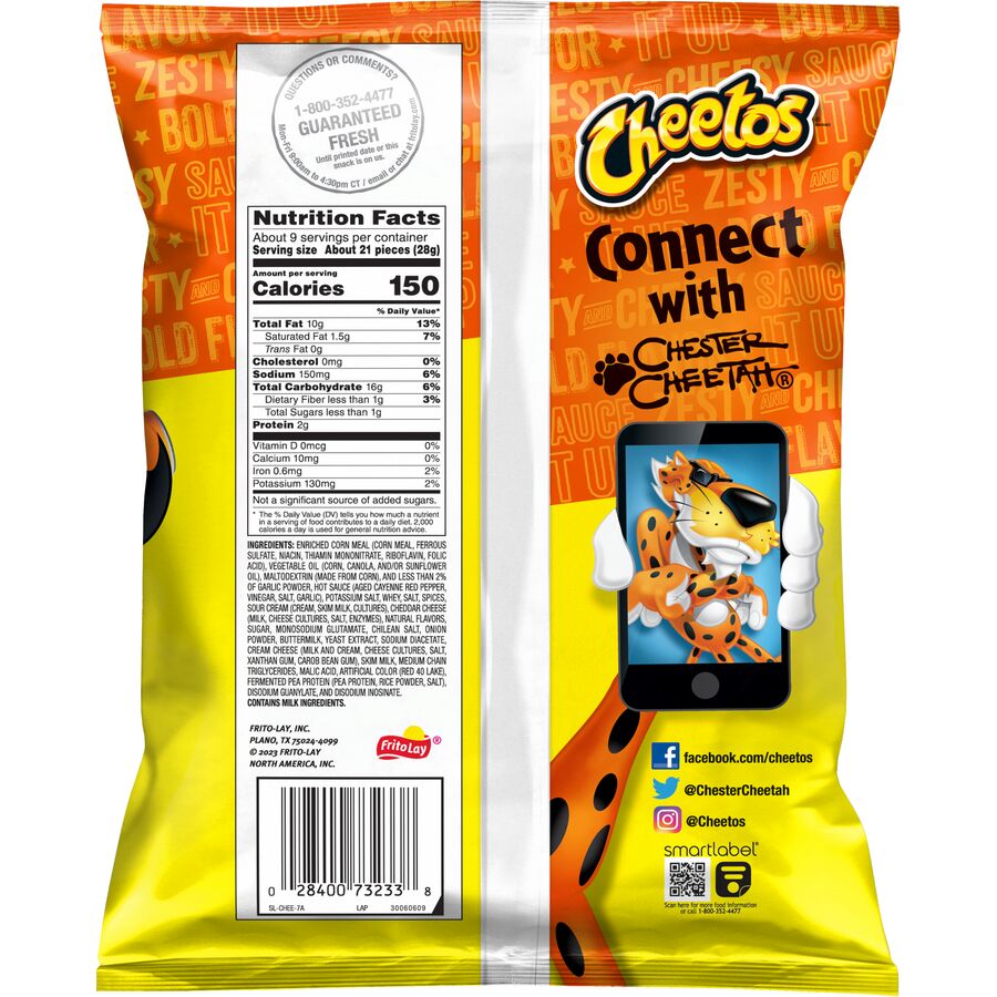 Cheetos® Crunchy Buffalo Cheese Flavored Snacks