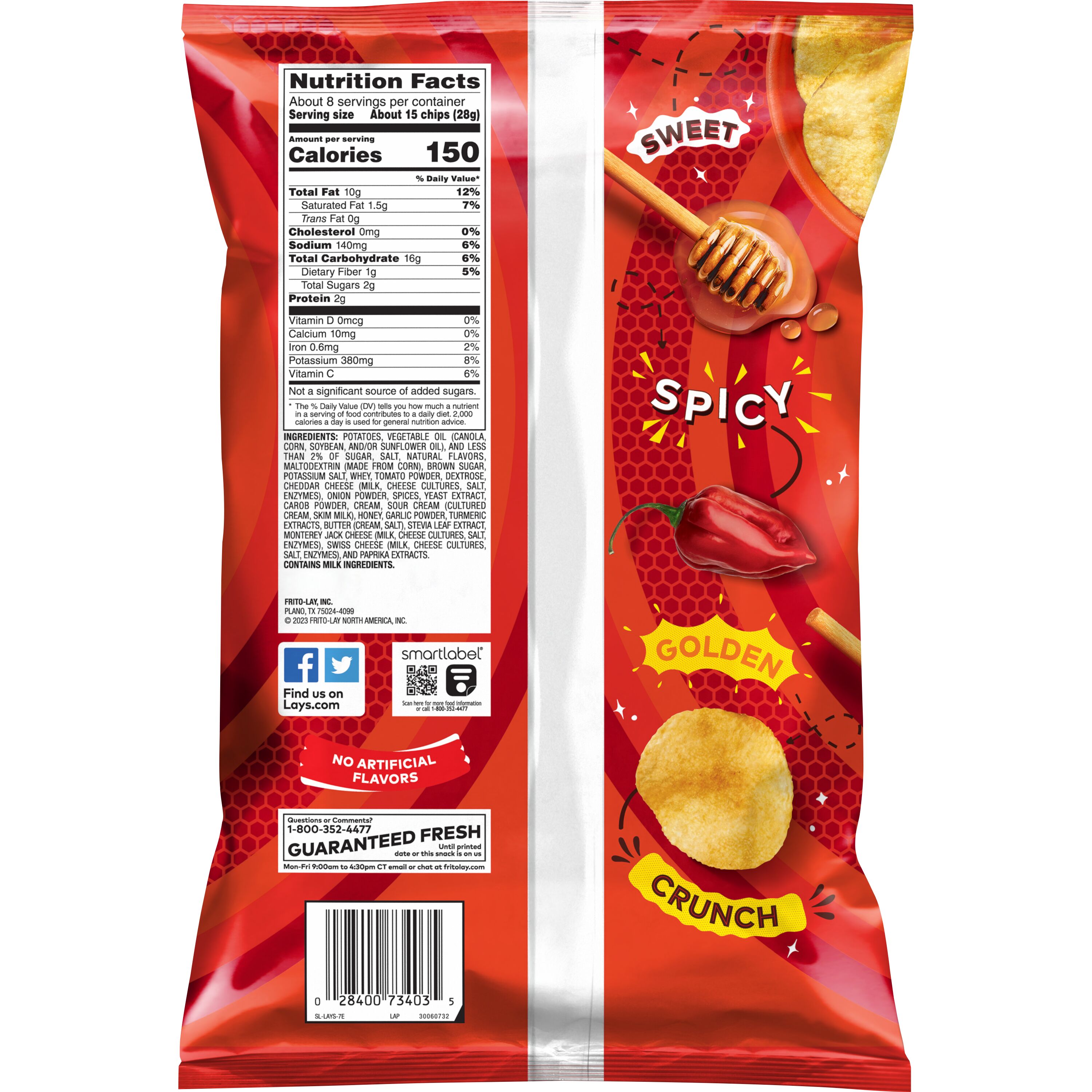 Lay's® Sweet & Spicy Honey Flavored Potato Chips