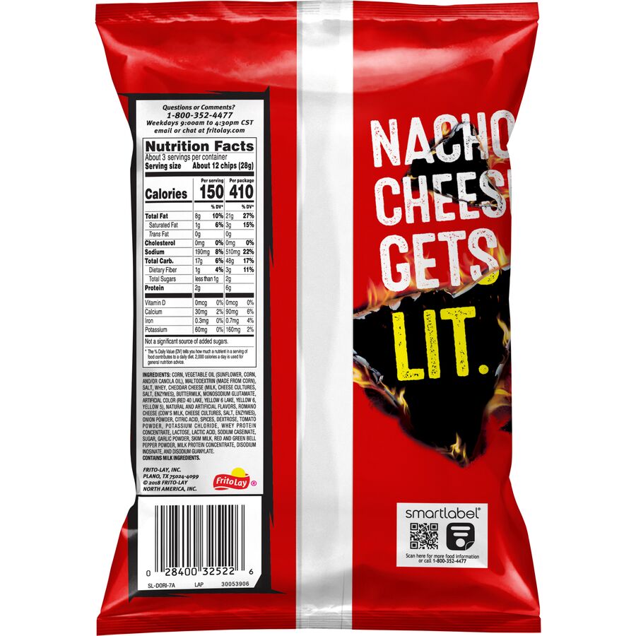 Doritos® Flamin' Hot® Nacho Flavored Tortilla Chips