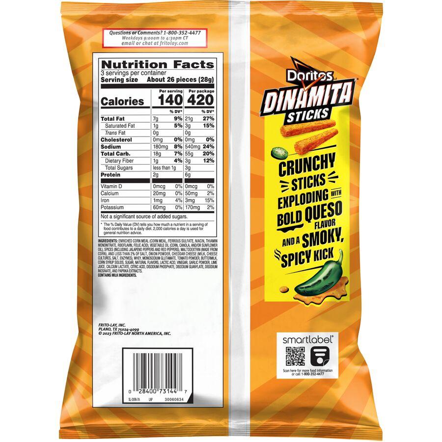 Doritos® Dinamita® Smoky Chile Queso Sticks