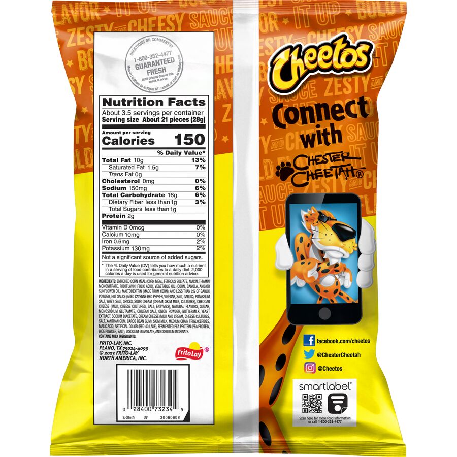 Cheetos® Crunchy Buffalo Cheese Flavored Snacks