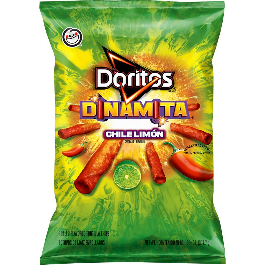 Doritos Dinamita Chile Limon Flavored Rolled Tortilla Chips