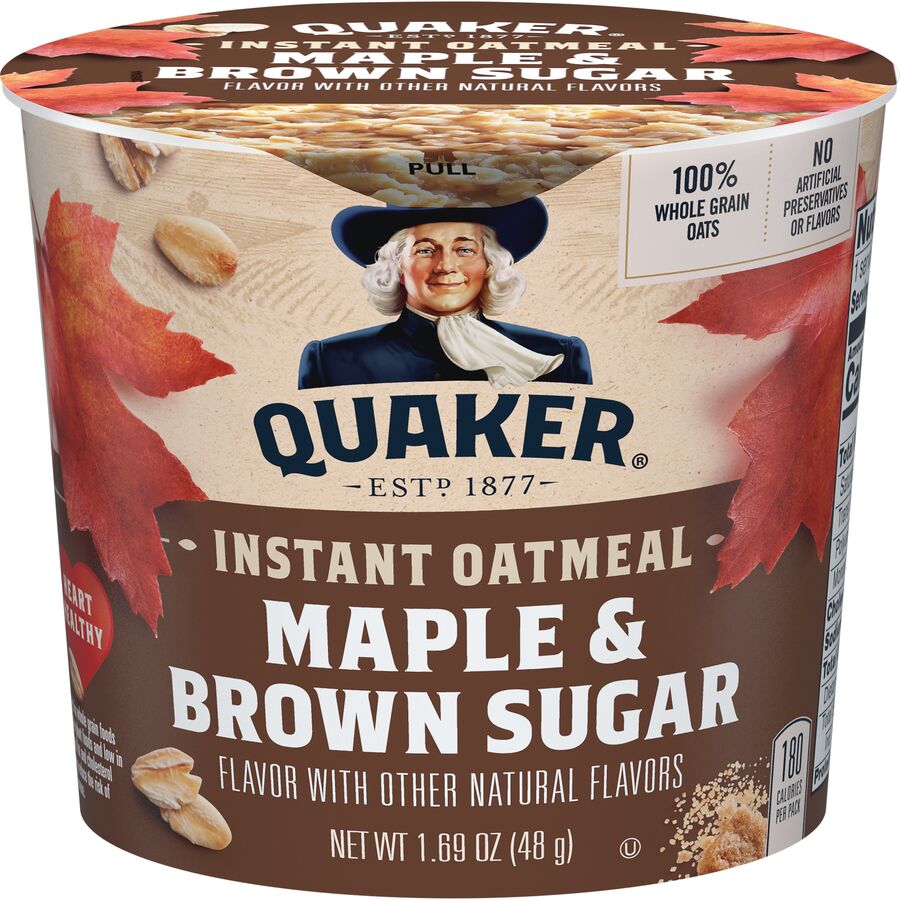 Quaker® Maple & Brown Sugar Flavor Instant Oatmeal