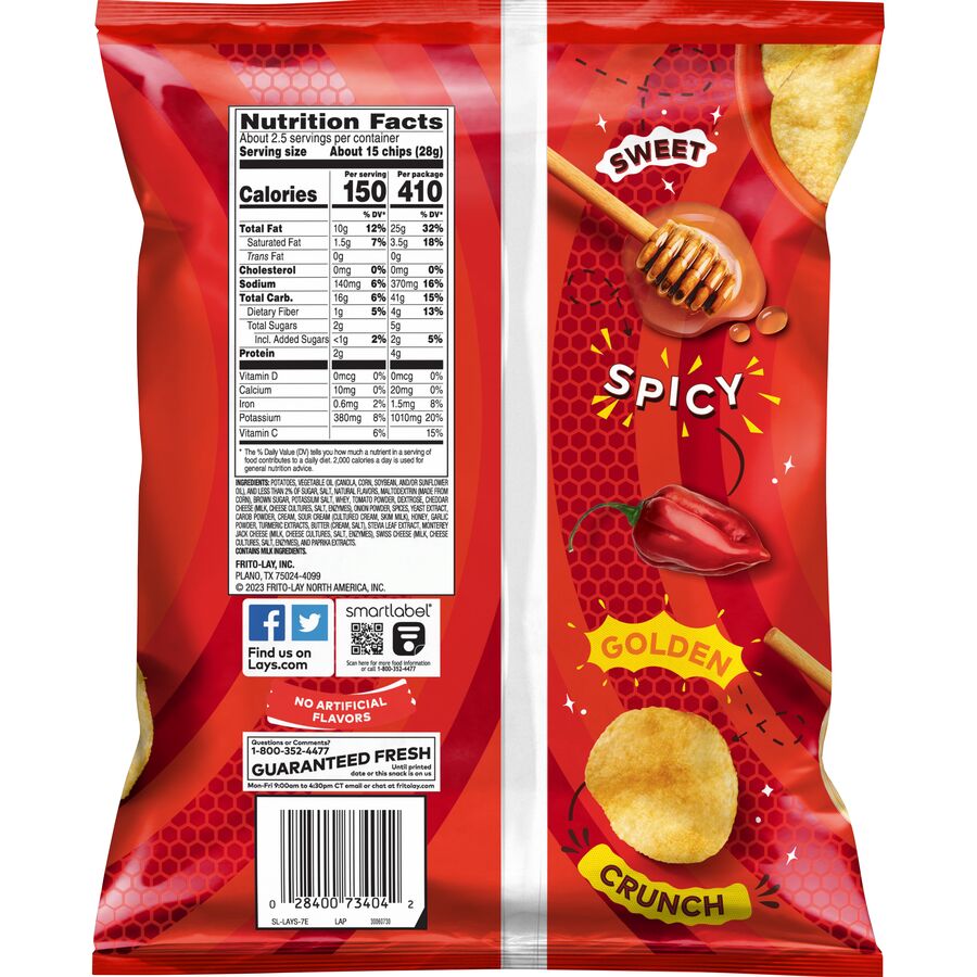 Lay's® Sweet & Spicy Honey Flavored Potato Chips