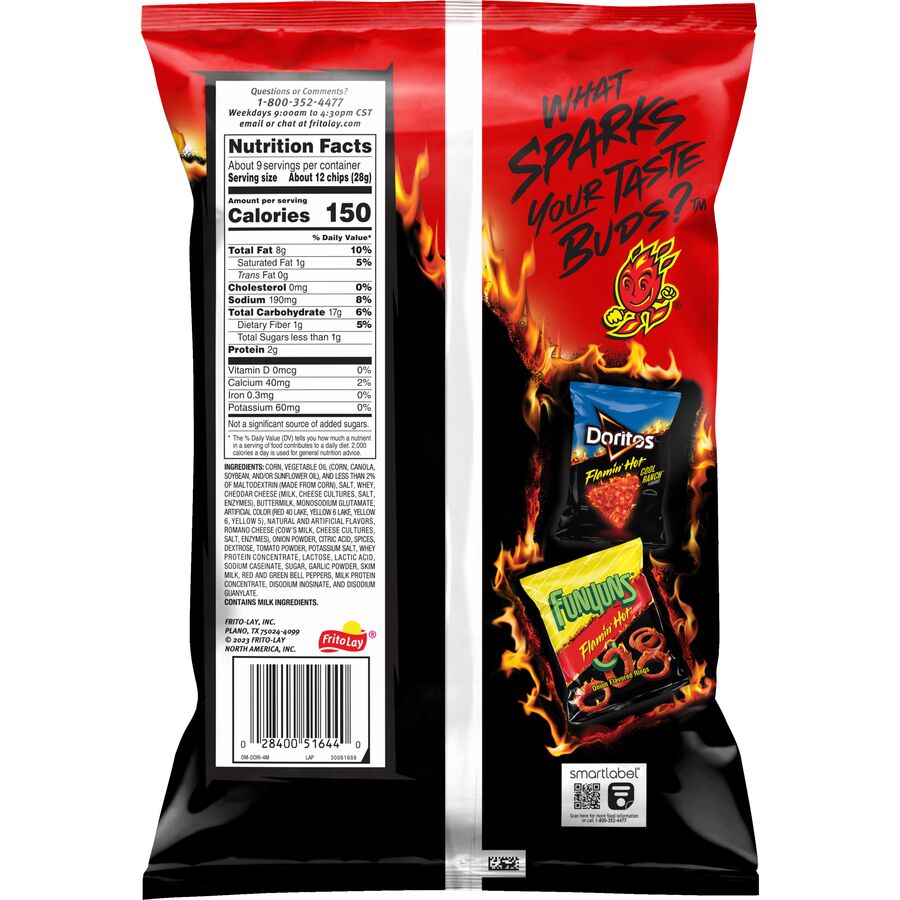 Doritos® Flamin' Hot® Nacho Flavored Tortilla Chips