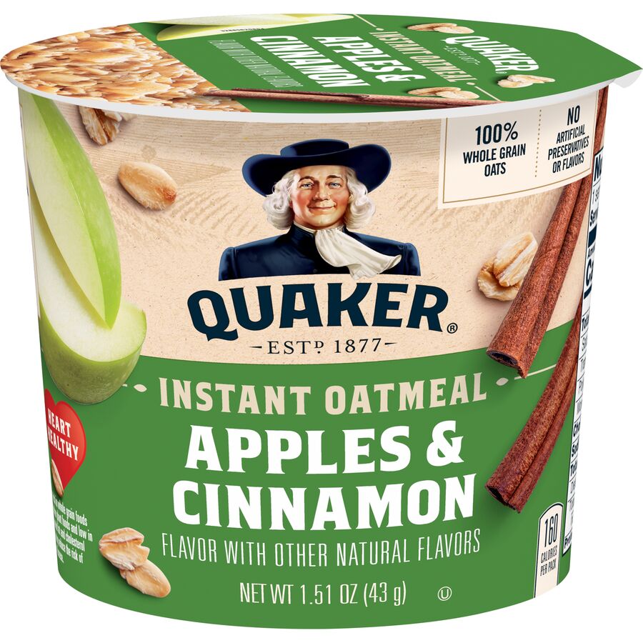 Quaker Apple & Cinnamon Instant Oatmeal