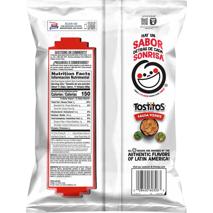 Tostitos® Salsa Verde Flavored Tortilla Chips