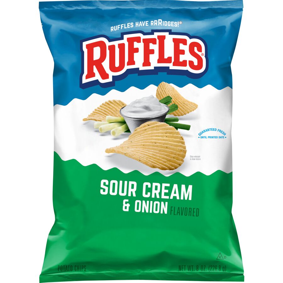 Ruffles® Sour Cream & Onion Flavored Potato Chips