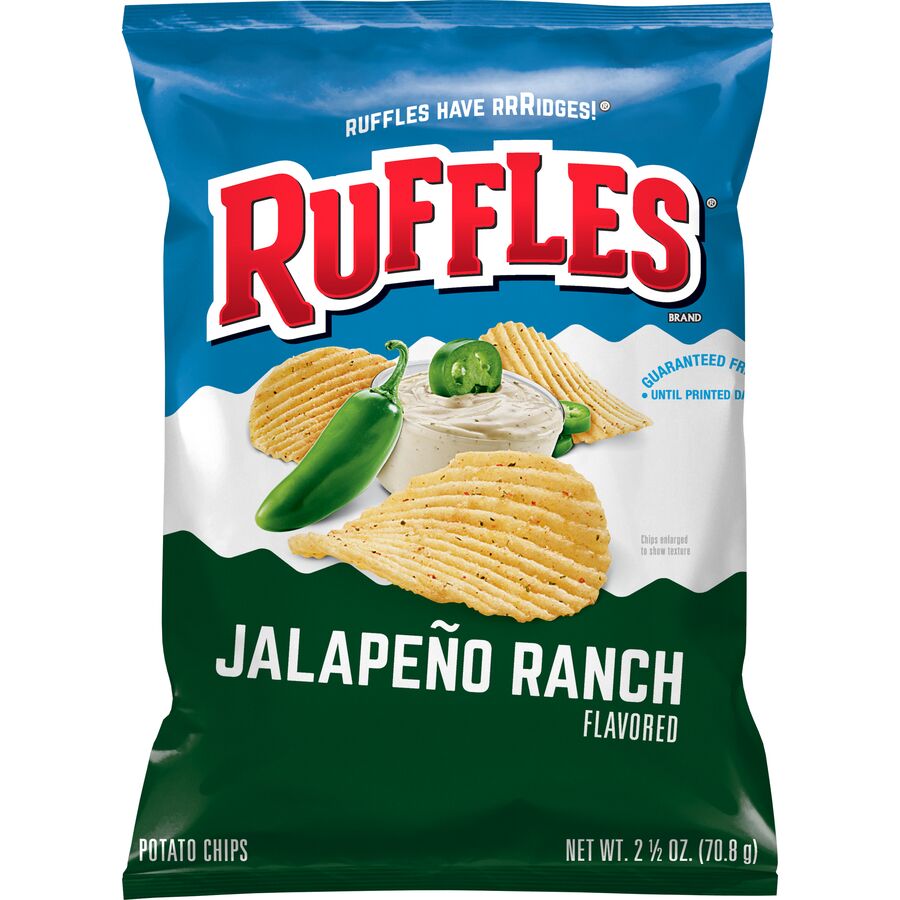 Ruffles® Jalapeno Ranch Flavored Potato Chips