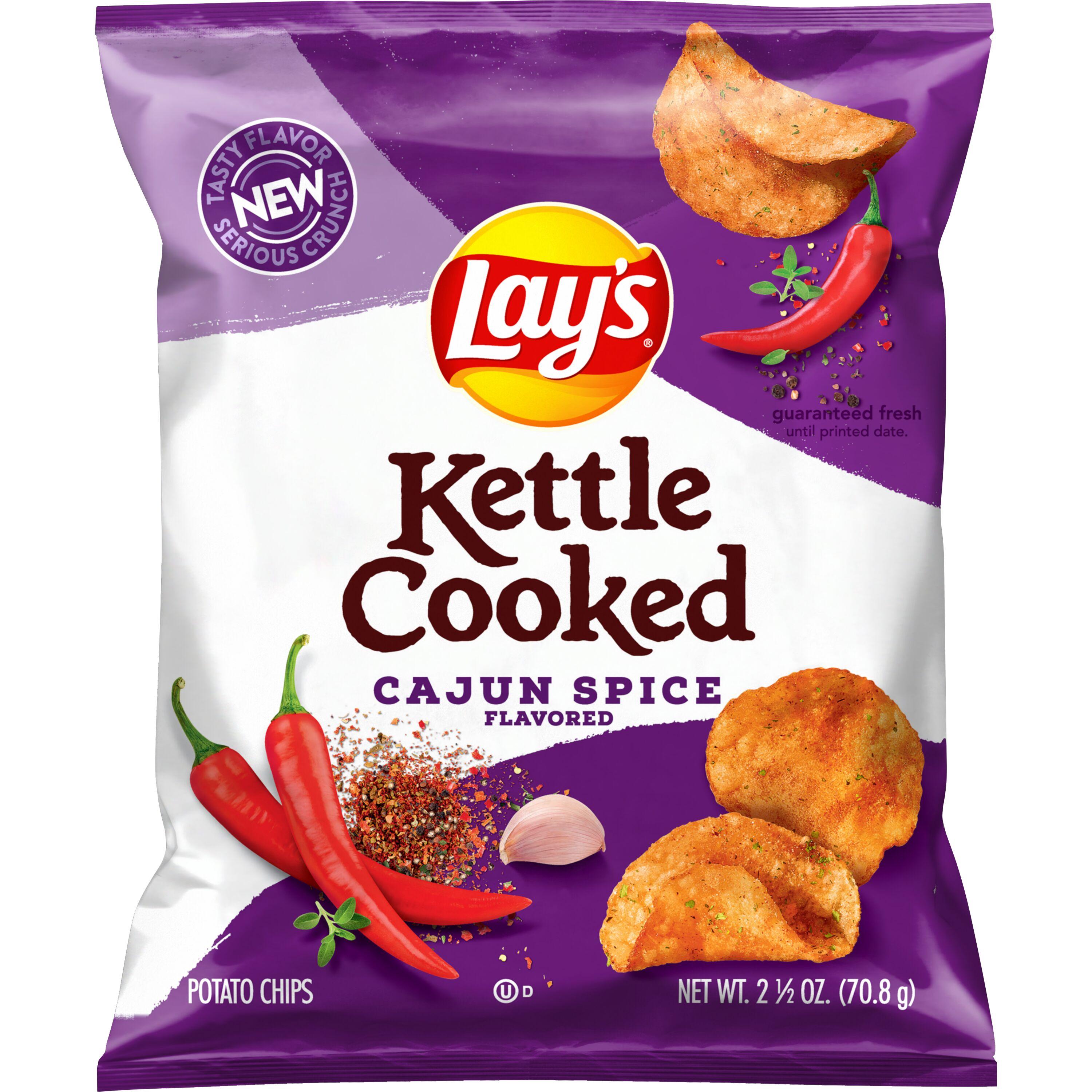 Lay's® Kettle Cooked Cajun Spice Flavored Potato Chips