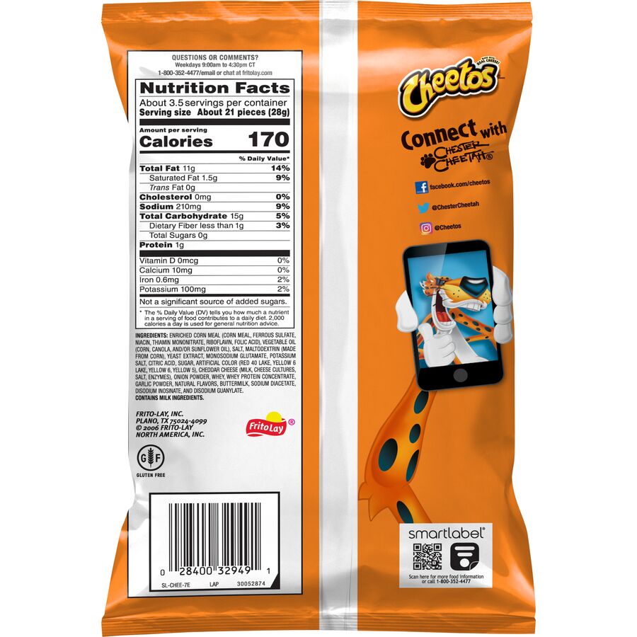 Cheetos® Crunchy Flamin' Hot® Cheese Flavored Snacks