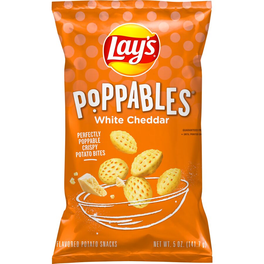 Lay's Poppables White Cheddar Flavored Potato Snacks