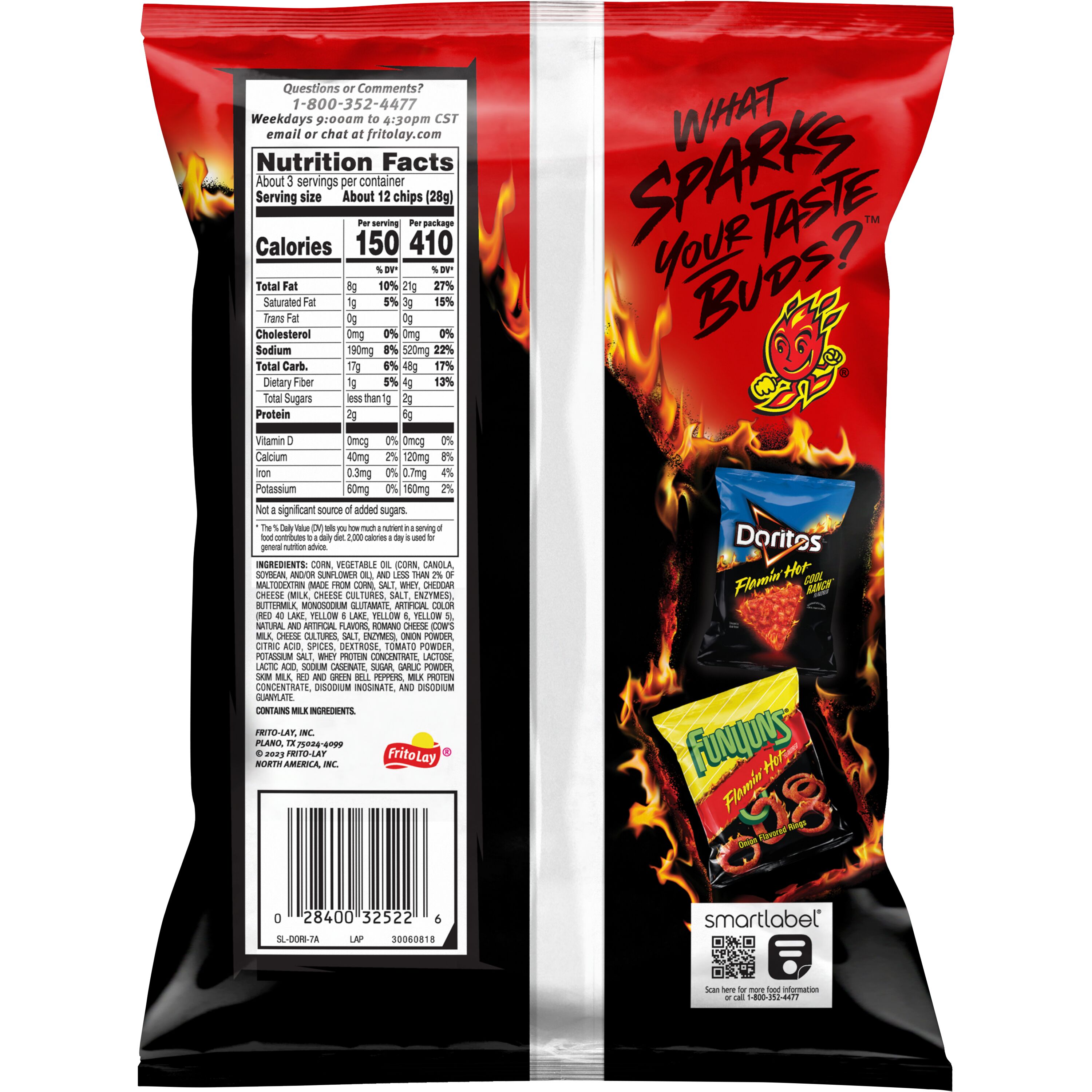 Doritos® Flamin' Hot® Nacho Flavored Tortilla Chips