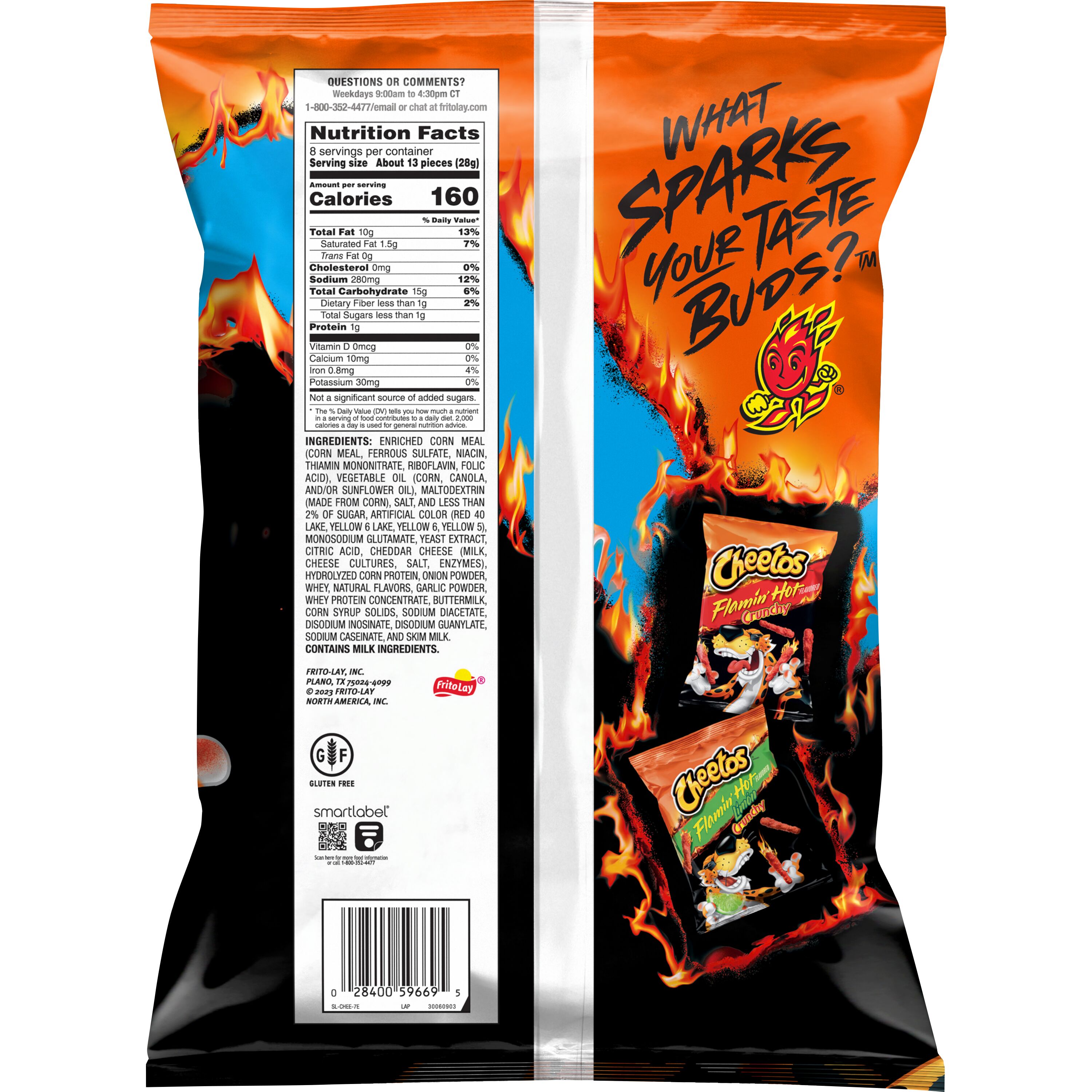 Cheetos® Puffs Flamin' Hot® Cheese Flavored Snacks 