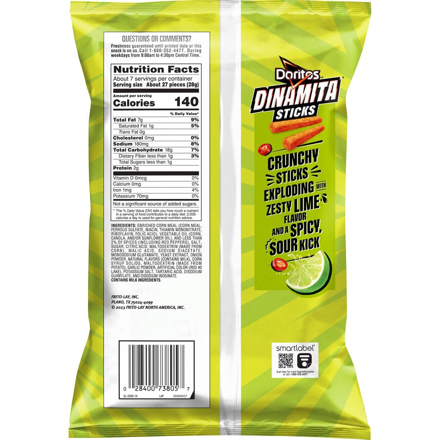 Doritos® Dinamita® Tangy Fiery Lime Sticks