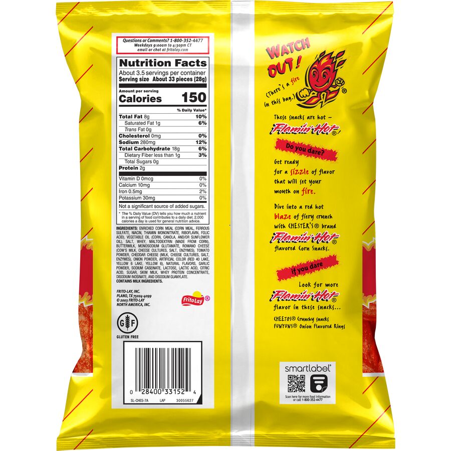 Chester's® Fries Flamin' Hot® Flavored Corn and Potato Snacks