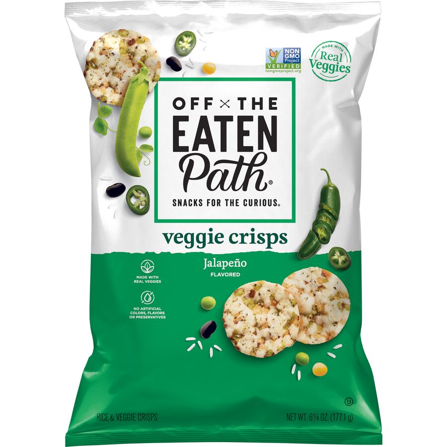 Off The Eaten Path Jalapeno Flavored Rice and Veggie Crisps