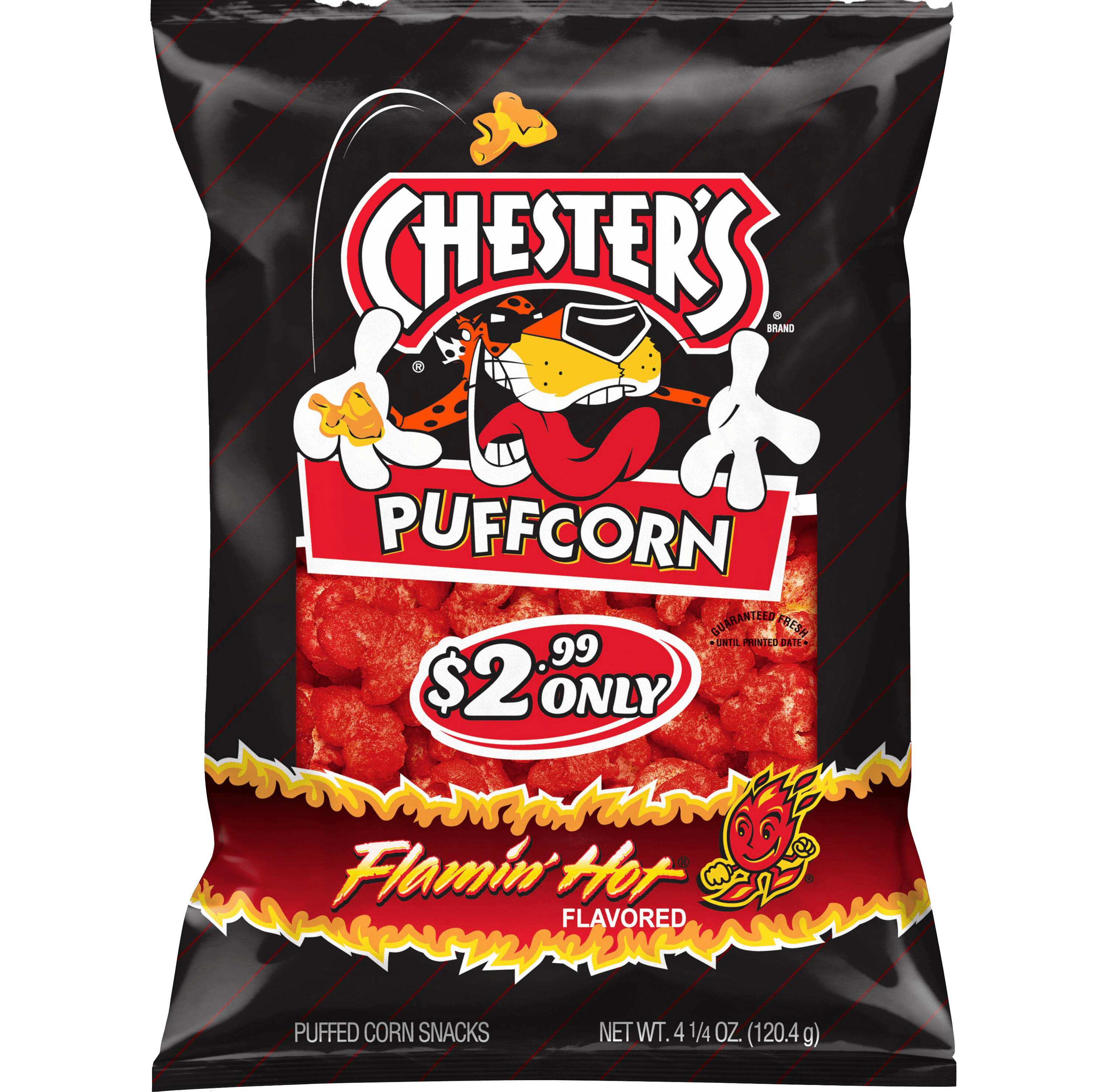 Chester's Puffcorn Flamin' Hot® Flavored Corn Snacks