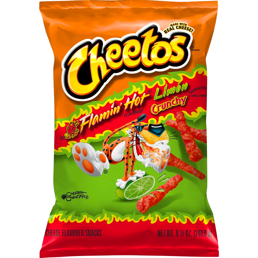 Cheetos® Crunchy Flamin' Hot® Limon Cheese Flavored Snacks