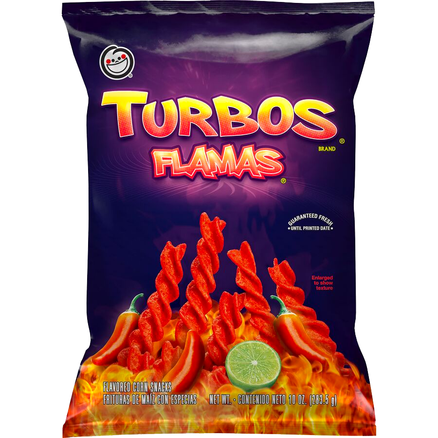 Sabritas® Turbos Flamas® Flavored Corn Snacks